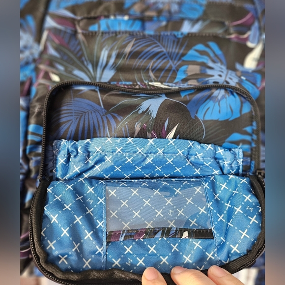 Retails At $130 Lug Canter Backpack In Botanical Blue - EUC - Picture 8 of 12